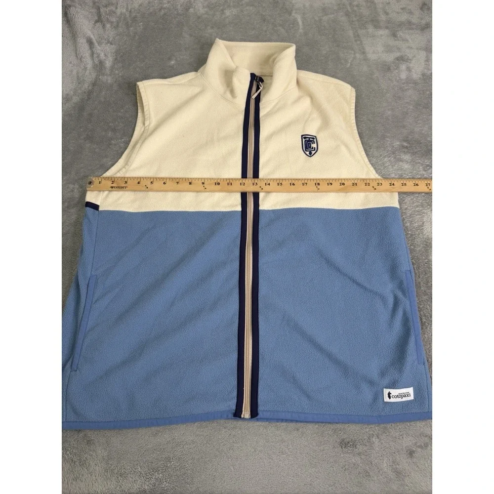 Cotopaxi Amado Fleece Vest Men's Size XL Beige Full Zip